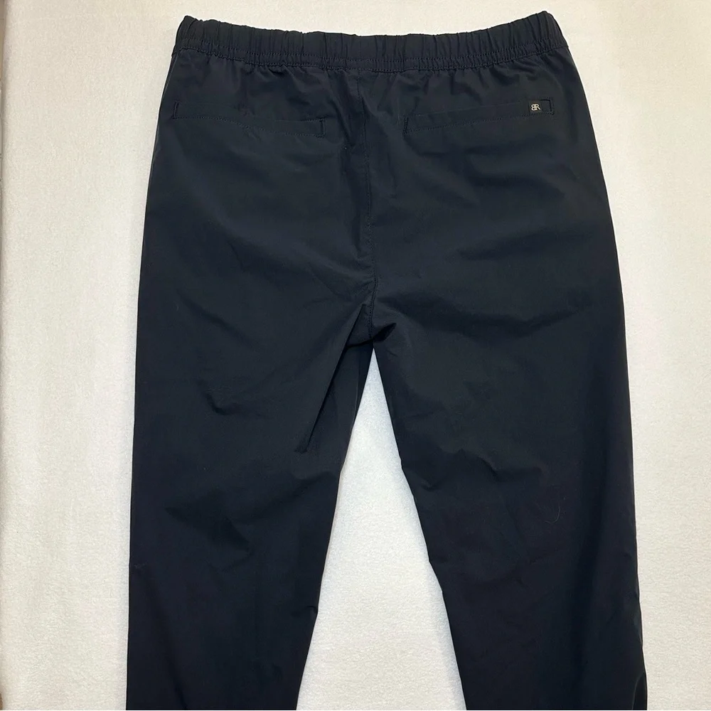 Banana Republic‎ Black Tech Joggers Drawstring Pockets Casual Men’s Size Small
